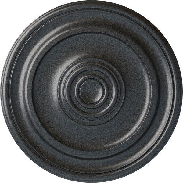 Ekena Millwork Kepler Traditional Ceiling Medallion (For Canopies up to 4 1/2"), 19 3/4"OD x 1 1/2"P, Pewter CM20KPPES - main